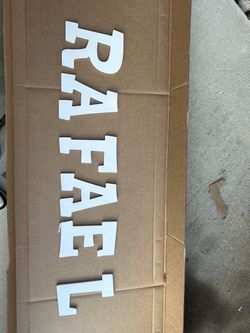 Wall Letter Decor-Rafael
