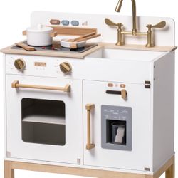 Wooden Kids Play Kitchen