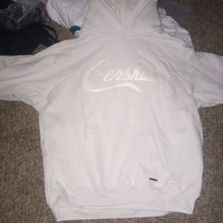 Crenshaw Bone white pull Over fleece Hoodie. Brand New Never Worn