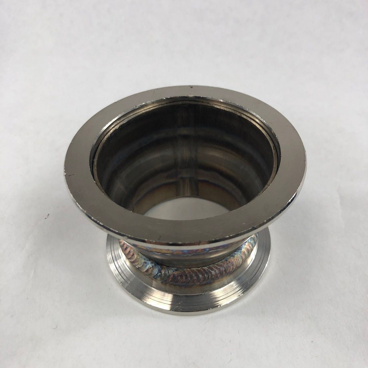 2’’ V-Band to 2.5’’ V-Band Stainless Steel Exhaust Pipe Flange Adapter   (FG AD VB250-VB200-2inch