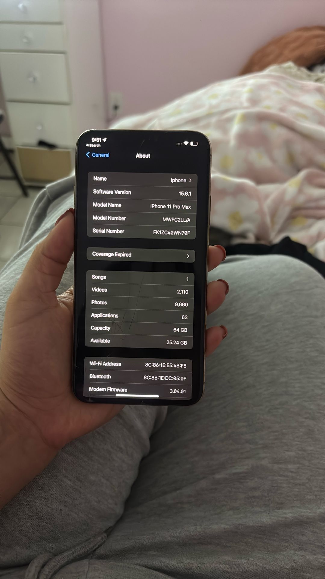 iPhone 11 Pro Max (Broken-Both sides)