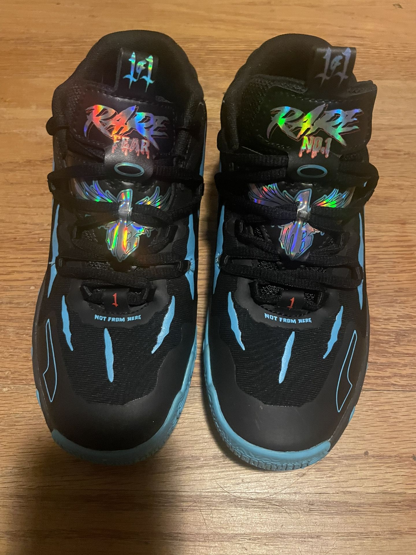 Puma Lamelo Ball MB.03 Blue hive TC 3c Used No Box