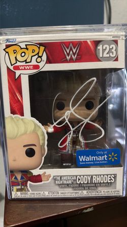 Signed Funko Pop WWE Cody Rhodes #123