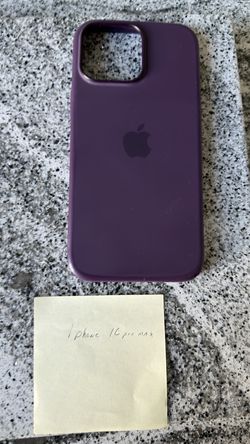 iPhone 16 Pro Max Purple Silicone Case