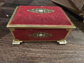 Vintage German Tin Trinket Box