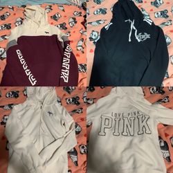 LIKE NEW/EUC VS PINK Hoodie Bundle (xs X3)