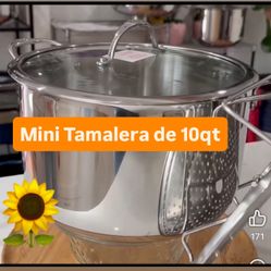 Mini Tamalera De 10qt Con Parrilla Para Cosinar Frijoles Caldos Birria Pozole $175.00 Especial Princess House Ventas Finales 