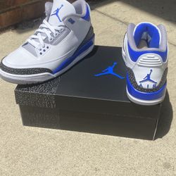 racer blue 3s in store