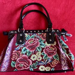 MOD/X TAPESTRY BEADED FLORAL FLOWER LARGE BAG PURSE ‼️ NEW ‼️ See More CHRISTMAS HOT ITEM Here 