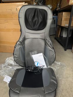 Back massager with heat