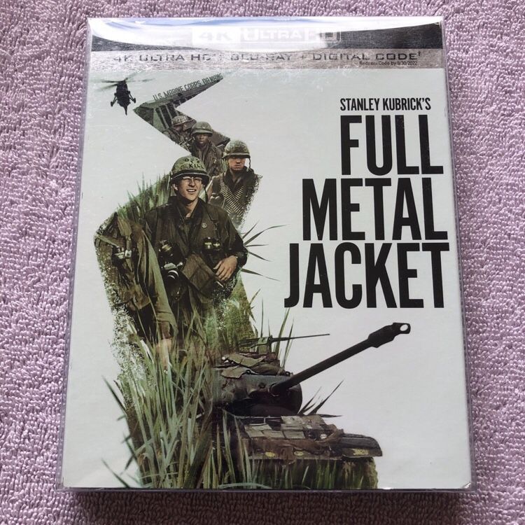 Full Metal Jacket 4K/Blu-Ray With Slipcover And Protective Case