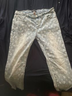 LV purple jeans