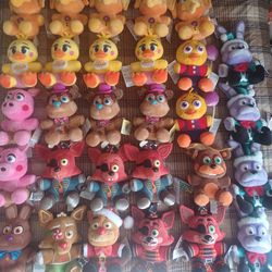 Funko FNAF Five Nights At Freddy Plushies Set Of 29 - PRICES IN DEPSCRIPTION *NOT $1*
