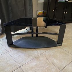 41x 19x 16 Black Corner Tv Shelf Stand 