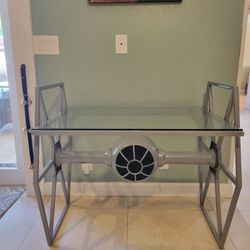 Star Wars Tie Fighter Glass Top Desk