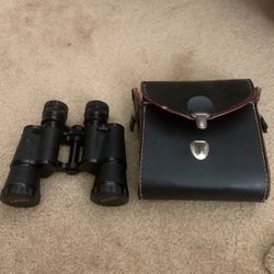 Binoculars And Case