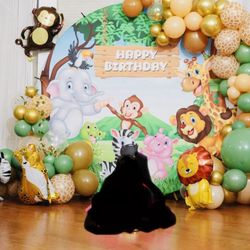 Jungle/safari Theme Baloon Garlands 