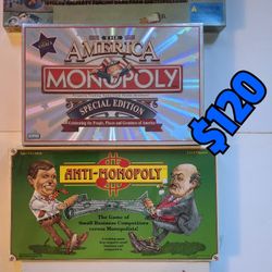 Ghettoply , The American Monopoly Special Edition , Anti-Monoply and the game Chads