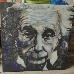 Einstein  Equations Canvas Painting Wrap 