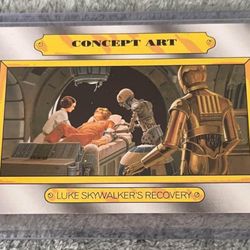 Star Wars Topps Trading Cards Concept Art - Luke Skywalker's Recovery #CA-5