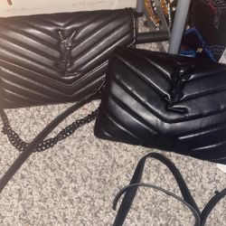all black monochrome bag / purse
