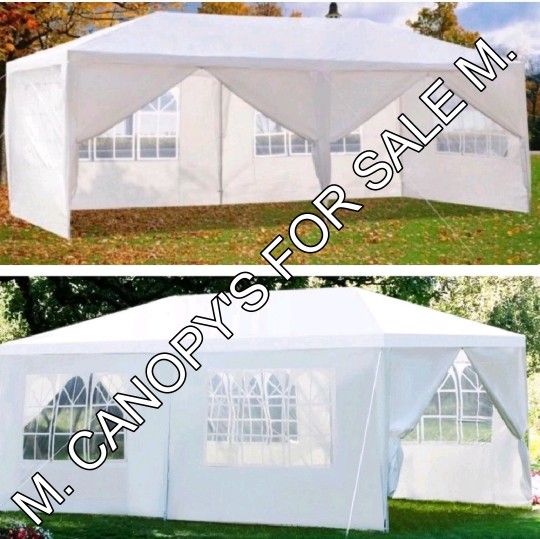 10x20 Canopy Tent Sidewalls Included 