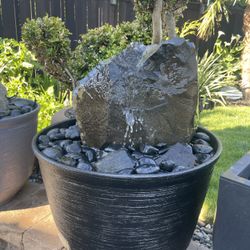 29” Custom Natural Basalt Rock Water Fountain Complete Package