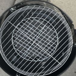 Black Vertical Smoker Barbecue 