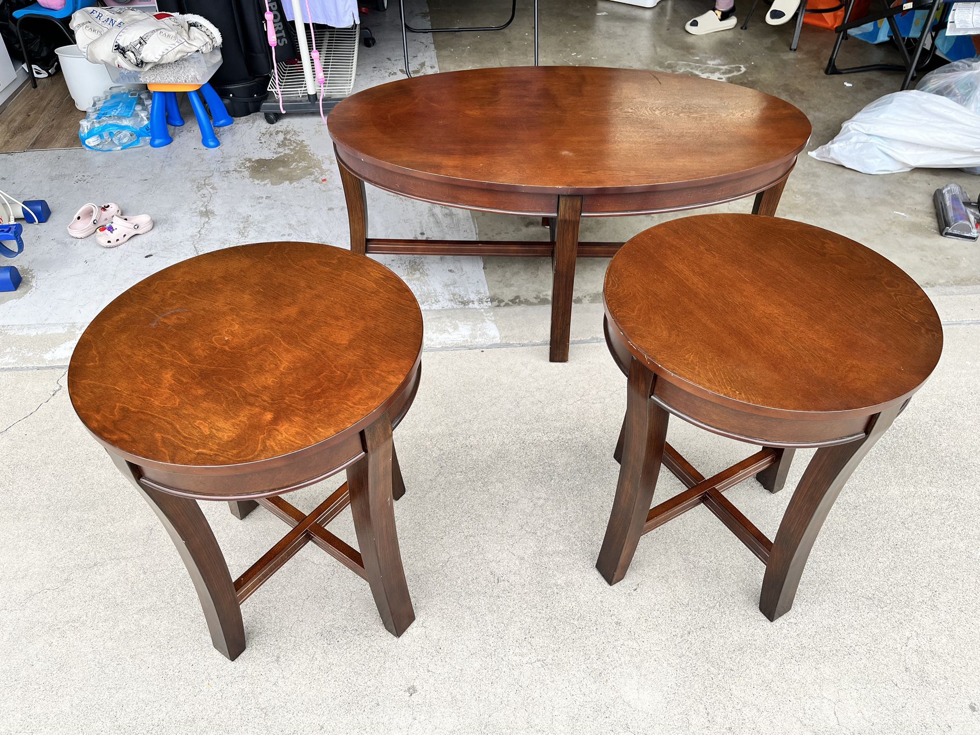 Coffee Table And 2 Side Tables 