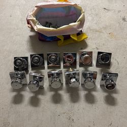 SCHLAGE Door Handles/levers Silver Square Chrome (6 Total)