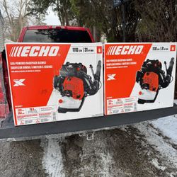 Brand new Echo 220 MPH 1110 CFM 79.9 cc Gas 2-Stroke X Series Backpack Blower with Hip-Mounted Throt