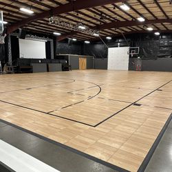 Basketball Sports Courts & Hoop