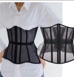 NEW WITH TAGS  CORSET 2 corsets  NUDE AND BLACK L