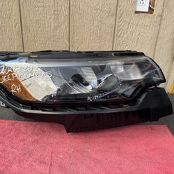 2020 2021 2022 JEEP COMPASS RIGHT SIDE HEADLIGHT OEM USED 