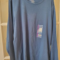 member's mark women long sleeve medium size  blue
