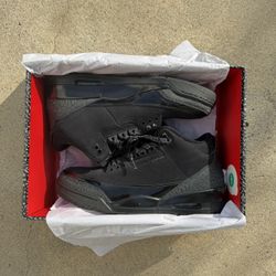 Jordan 3 Black Cat 