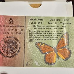 Ruta Monarca Medalla conmemorativa 