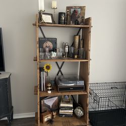4-shelf Ladder Bookcase