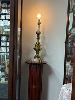 vintage gold lamp