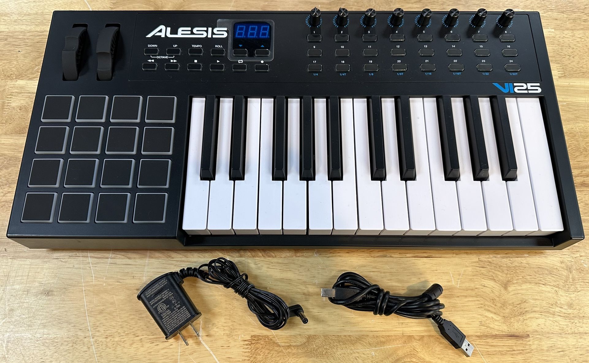 Alesis VI25 25-Key USB/MIDI Keyboard Controller