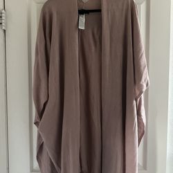 Forever 21 Mauve Cardigan Cover-Up