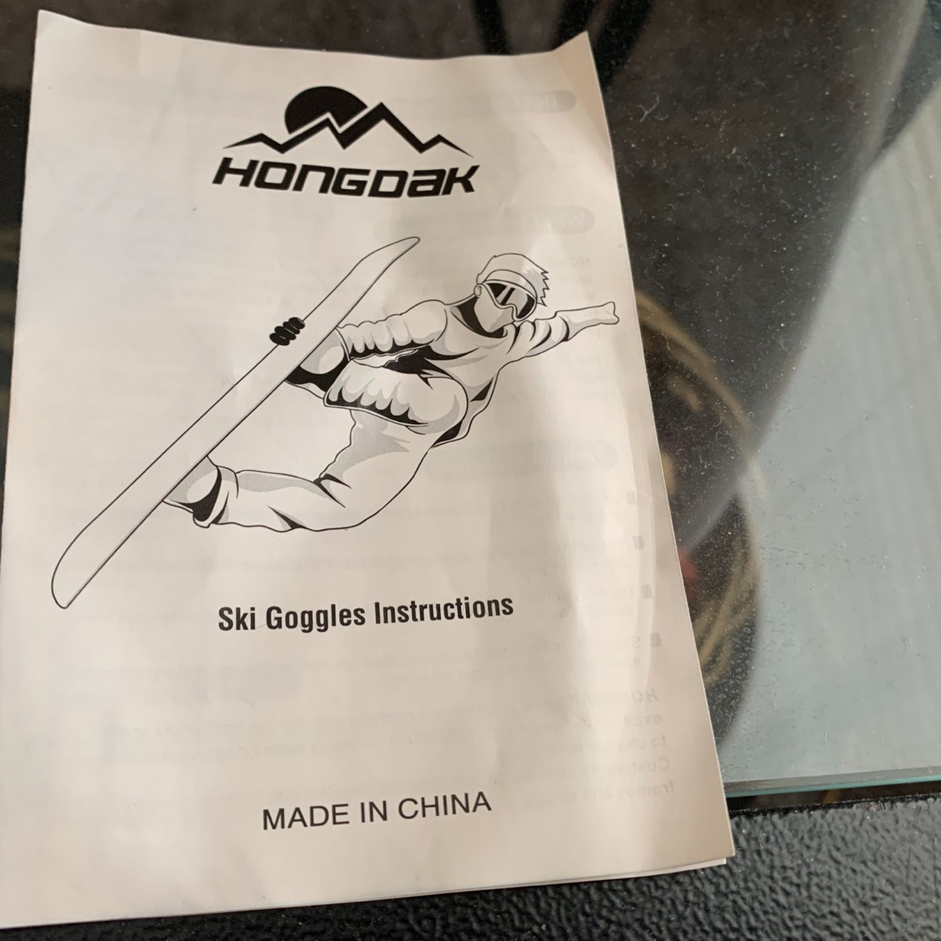 Hongdak Skiing, Snowboarding, Snowmobiling Goggles 