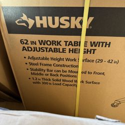 Husky 62in Table Workbench 