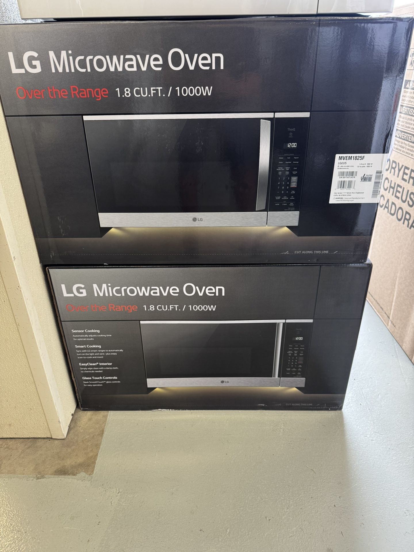 New Over The Range Microwaves!