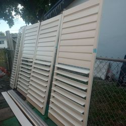 Vinyl Indoor Shutters 