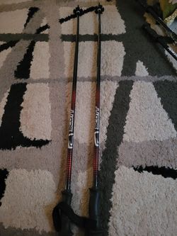 3 ski poles