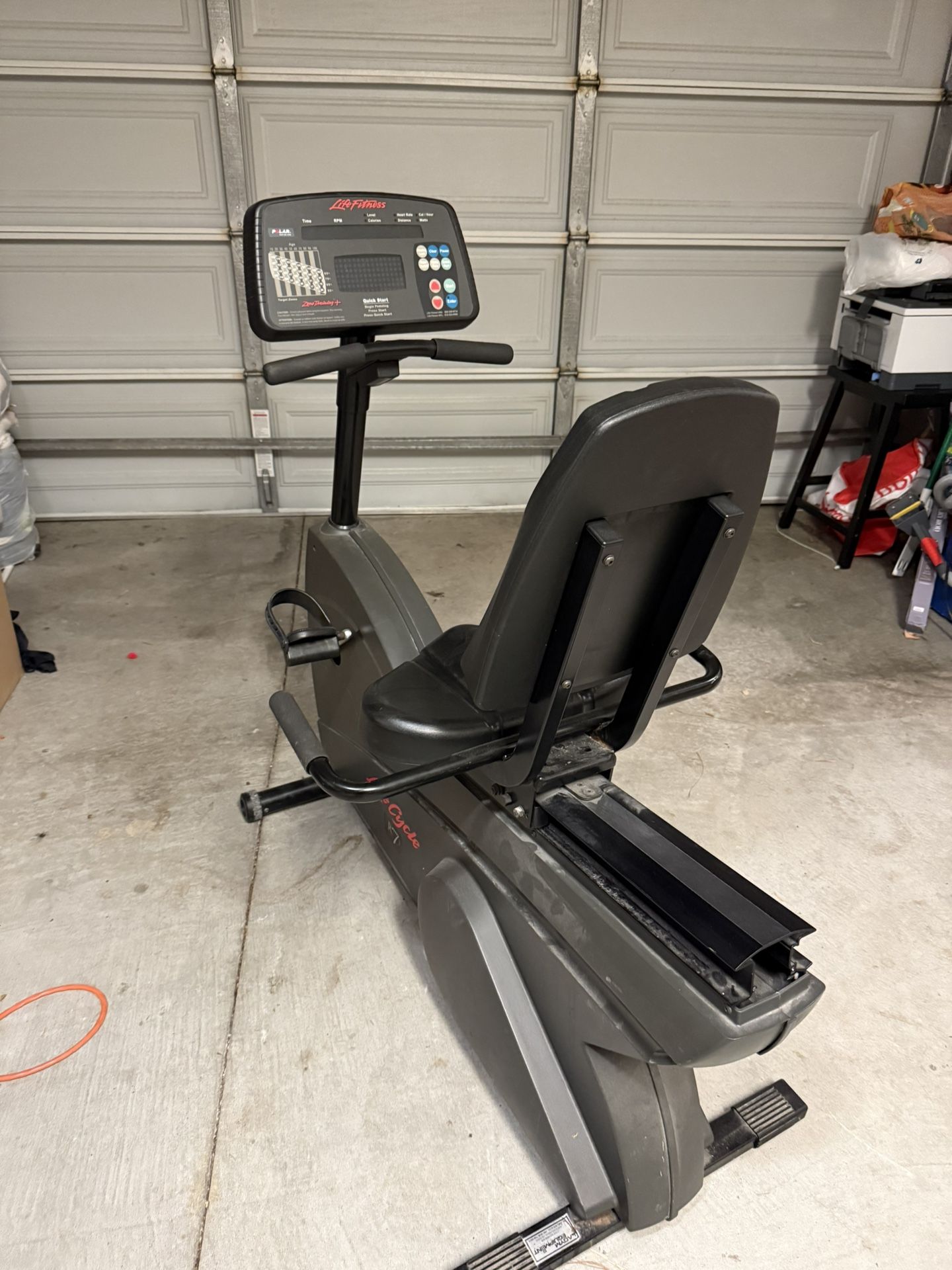 FREE Life Cycle R7 Exercise Bike Works Great
