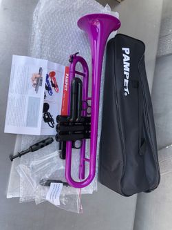 Professional Plastic Bb Trumpet Student Trumpet Set for Student Beginner