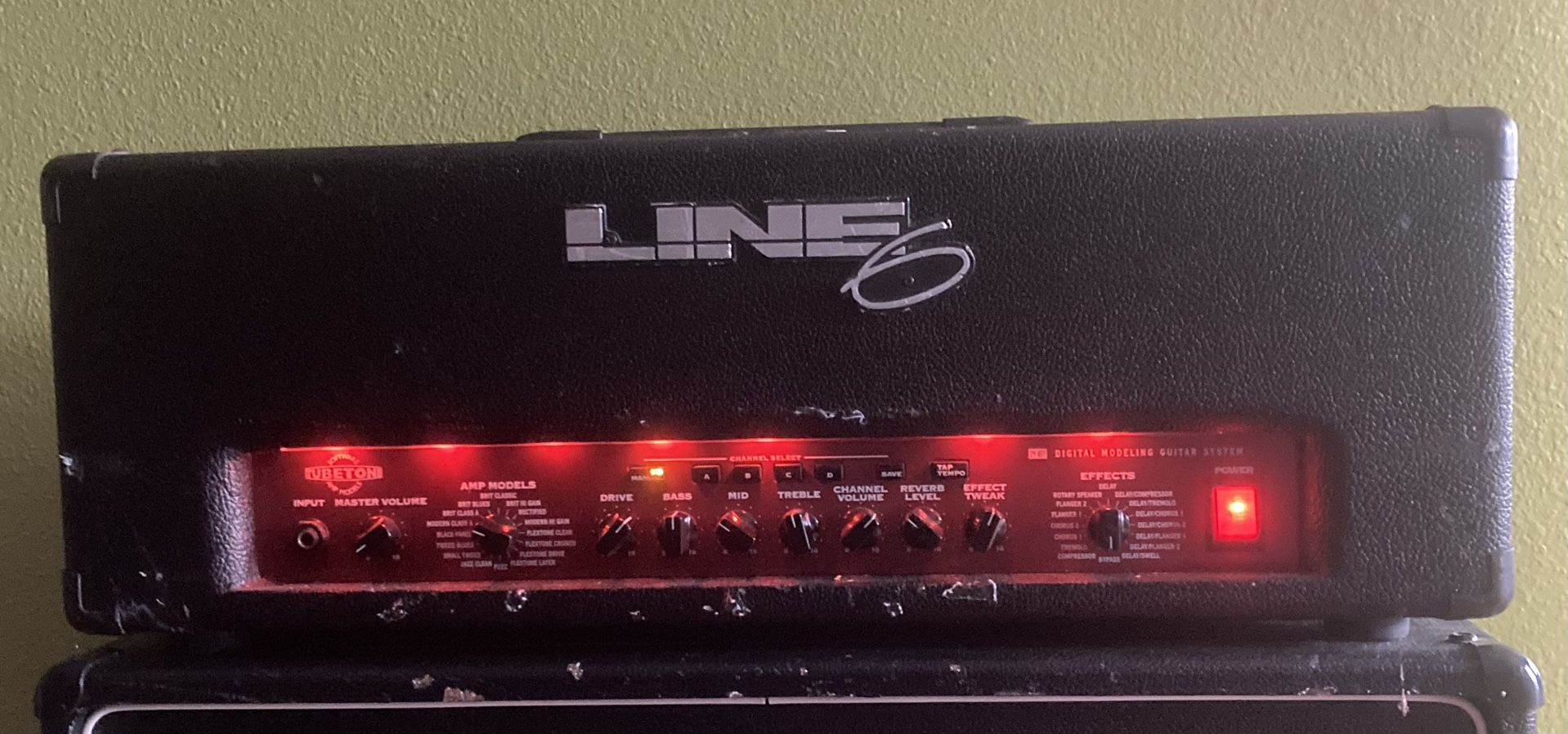 Line 6 Flextone HD II Amp & Floorboard $95