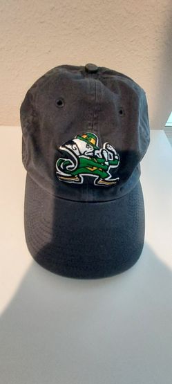 Vintage Notre Dame Fighting Irish Twins Enterprise Adjustable Hat Cap Leprechaun